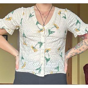 Madewell Dandelion Buttonup shirt